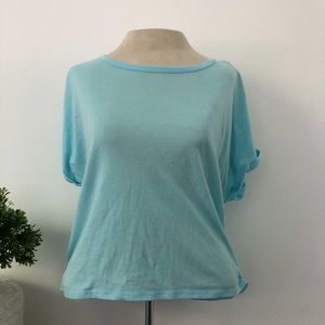 Betsey Johnson performance short sleeve wkout top